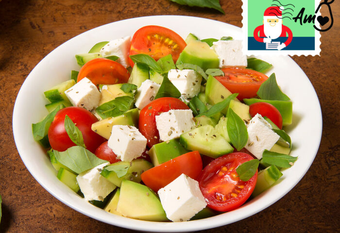 Especial Receitas de Natal: Salada Caprese com Abacate